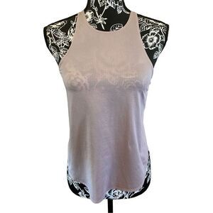 Fabletics Wide Strap Waffle Tank Top Workout Yoga Athletic